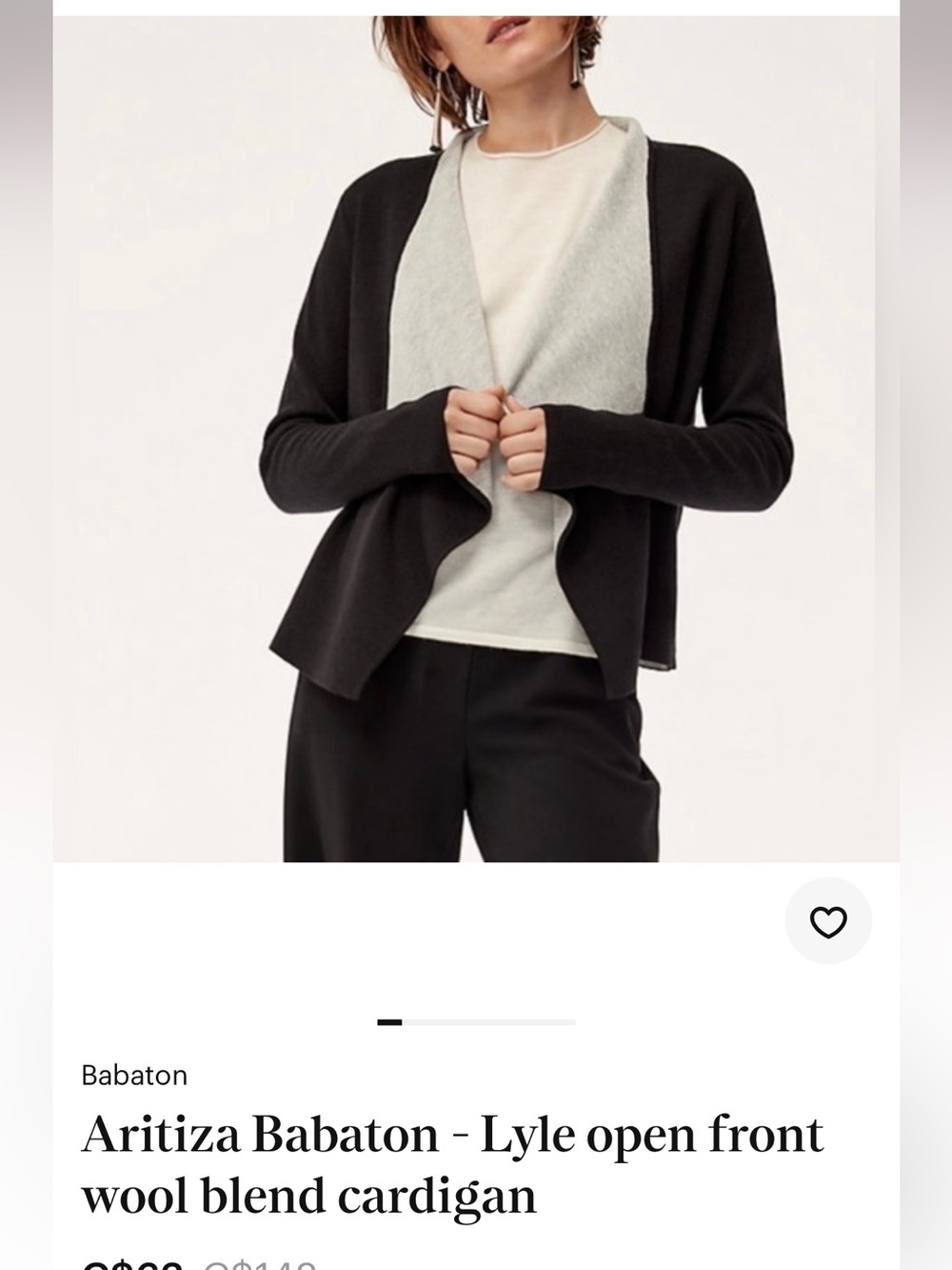 BABATON sweater, size S.